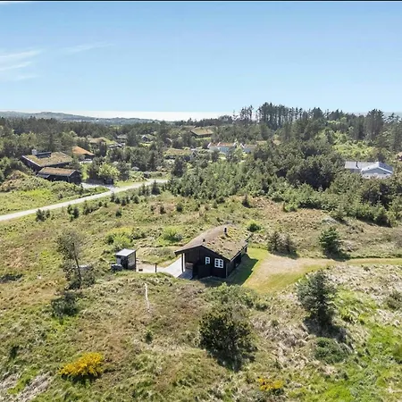 Grass-roofed Timber House Near And Blokhus *