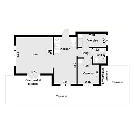 Grass-roofed Timber House Near And Blokhus Casa vacanze *